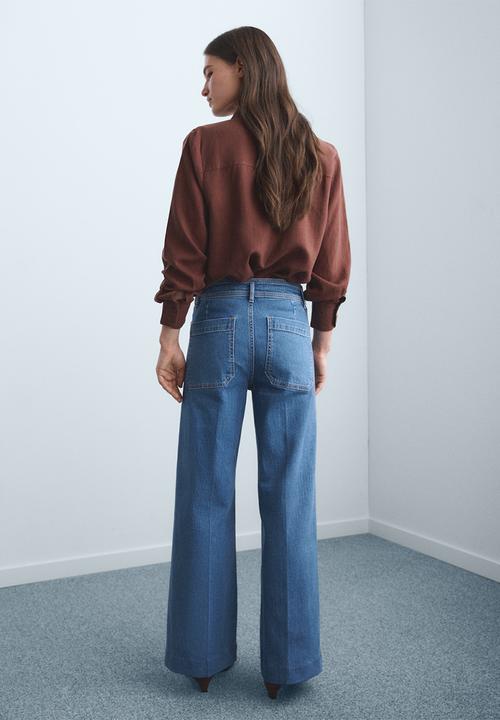 MANGO - Jeans martina - open-blue