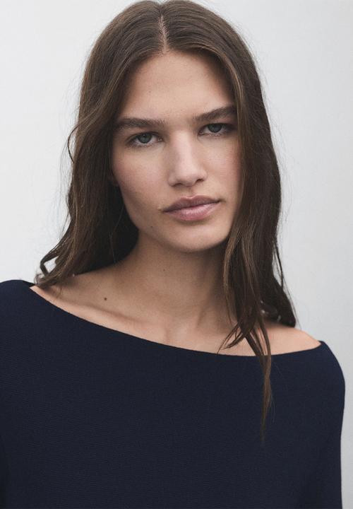 MANGO - Jersey soho - navy