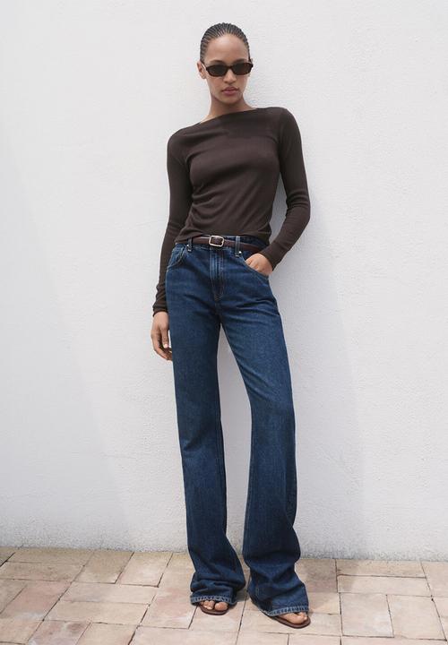 MANGO - Camiseta michi - dark brown