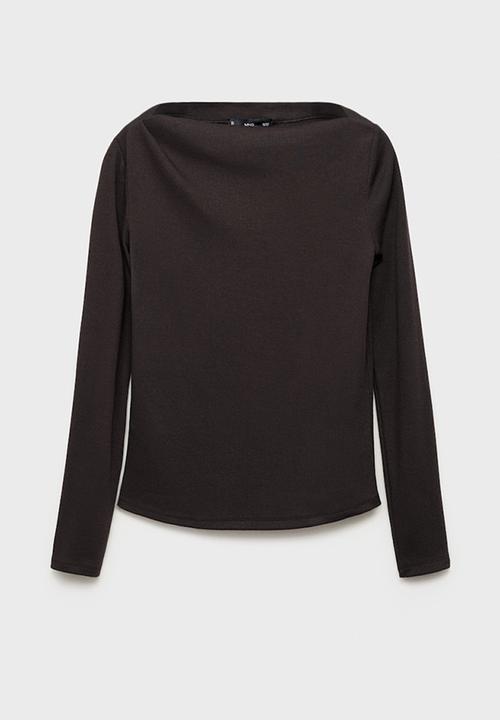 MANGO - Camiseta michi - dark brown
