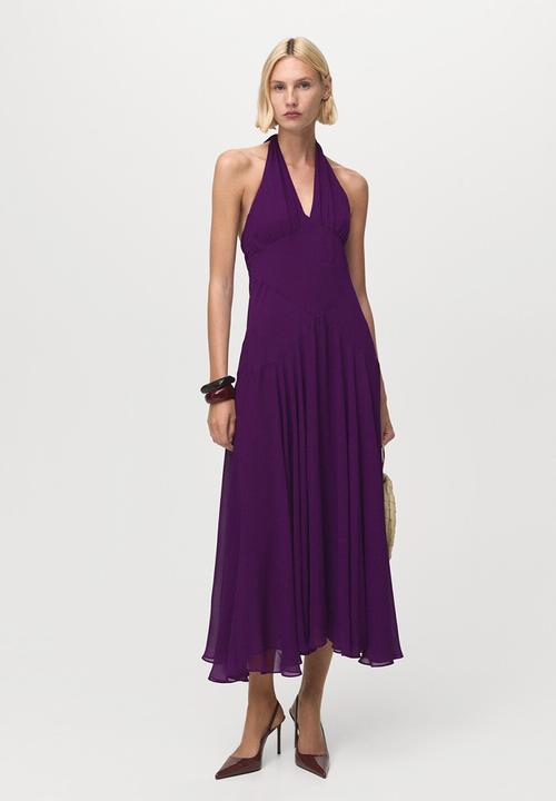MANGO - Dress maria -  mid-purple