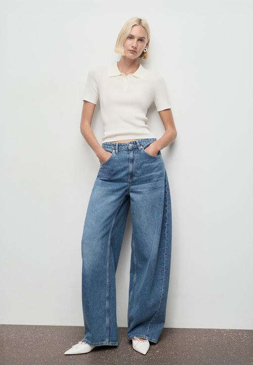MANGO - Jeans dana - open-blue