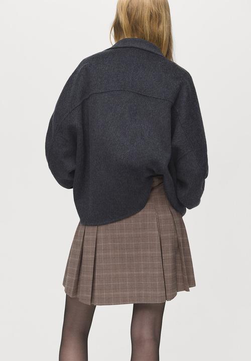 MANGO - Skirt grunge - light brown