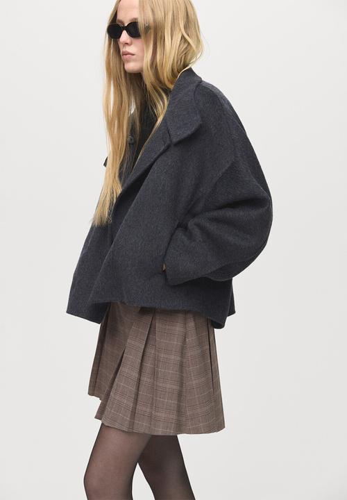 MANGO - Skirt grunge - light brown