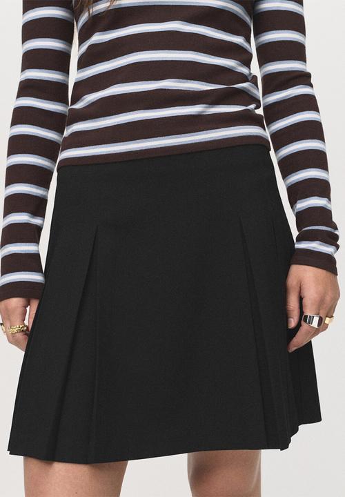 MANGO - Skirt grunge  -  black