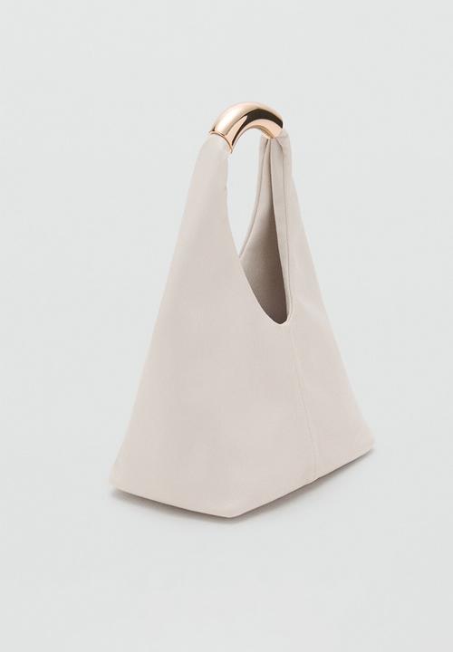 MANGO - Bolso M Bernard Handbag - Off white