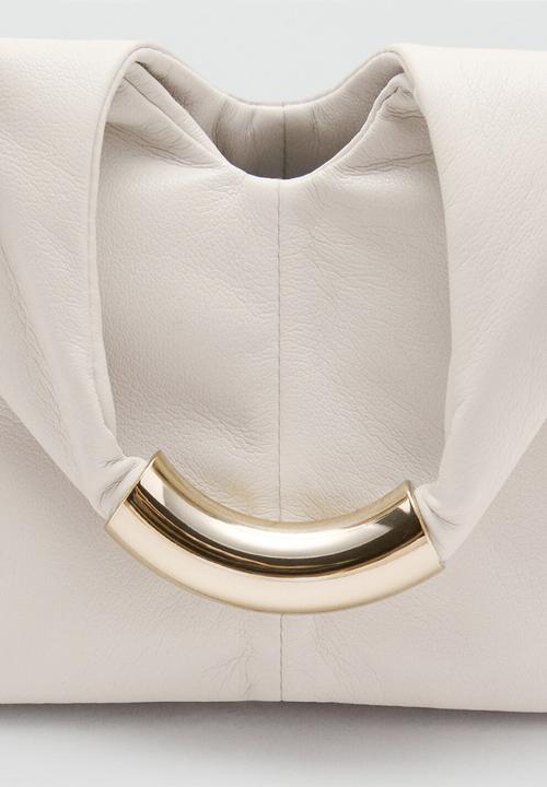 MANGO - Bolso M Bernard Handbag - Off white