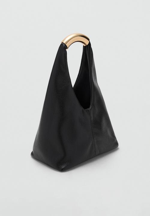 MANGO - Bolso M Bernard Handbag - Black