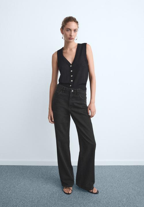 MANGO - Jeans danila - open-grey