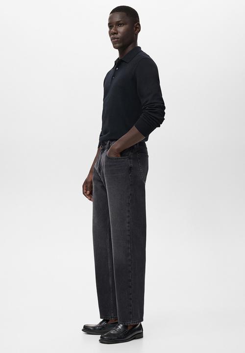 MANGO - Jeans Moby - Dark Denim Grey