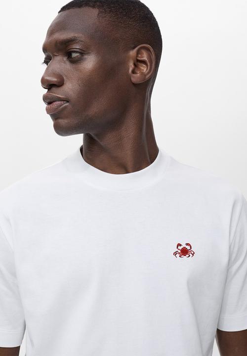 MANGO - Camiseta Crab - White