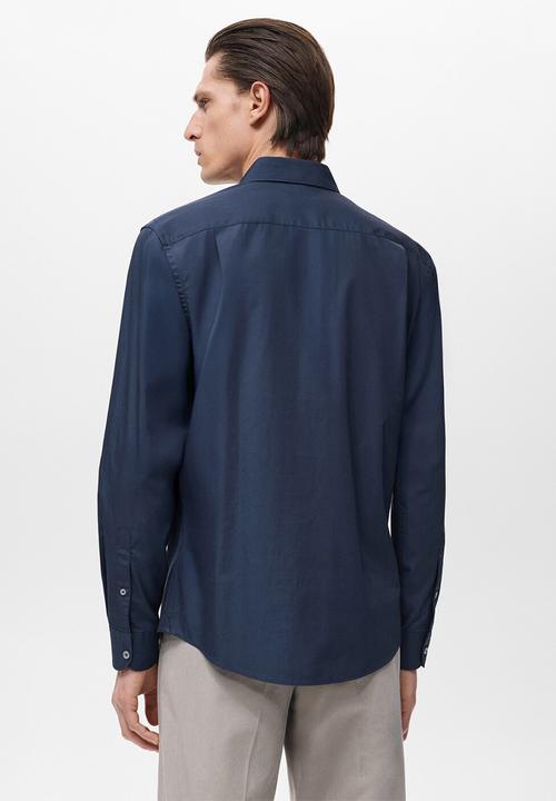 MANGO - Camisa Play - Navy