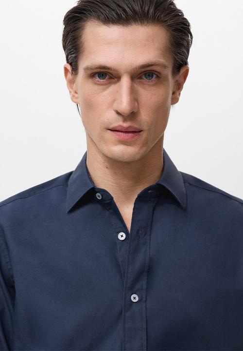 MANGO - Camisa Play - Navy