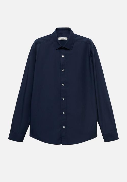 MANGO - Camisa Play - Navy