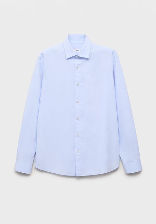 MANGO - Camisa Play1 - Sky Blue