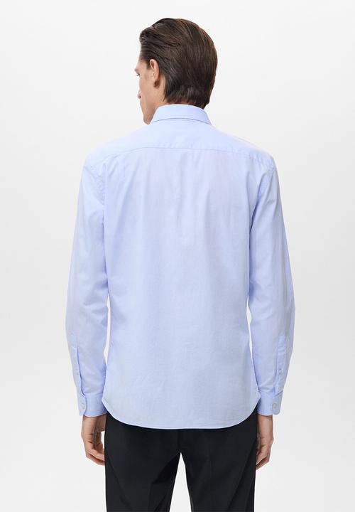 MANGO - Camisa Play1 - Sky Blue