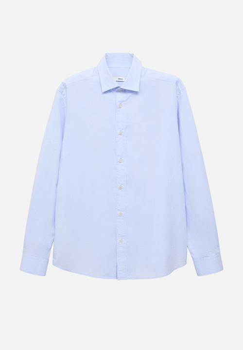 MANGO - Camisa Play1 - Sky Blue