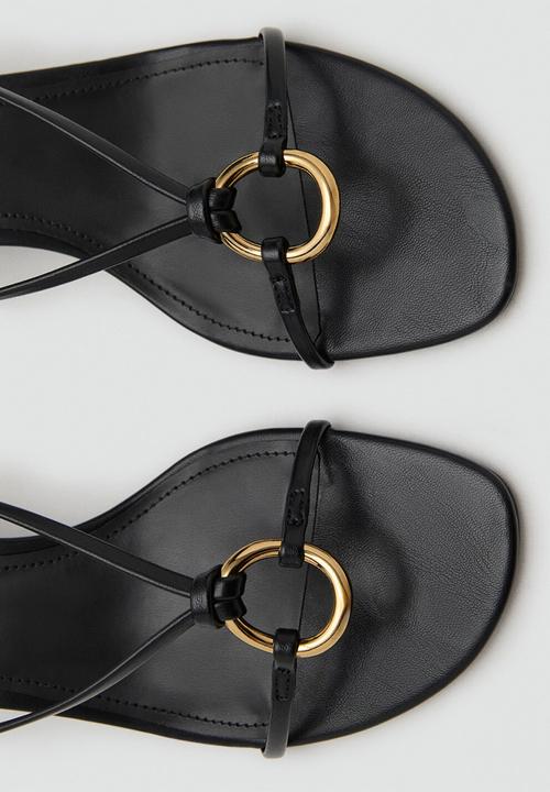 MANGO - Anilla heel - black