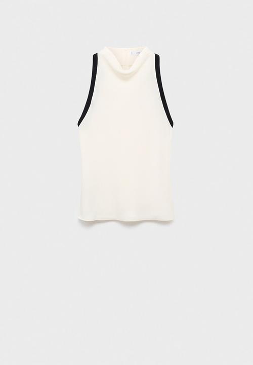 MANGO - Blusa emilia - light beige