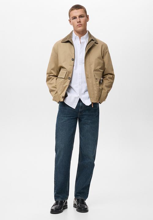 MANGO - Camisa Oxford - White