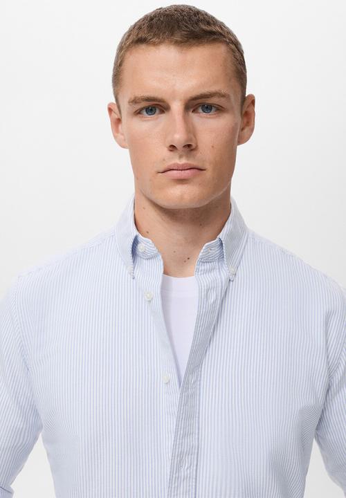 MANGO - Camisa Kodak - Sky Blue