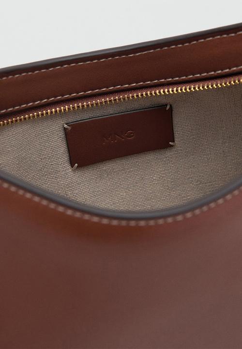 MANGO - Romeo shoulder bag - brown
