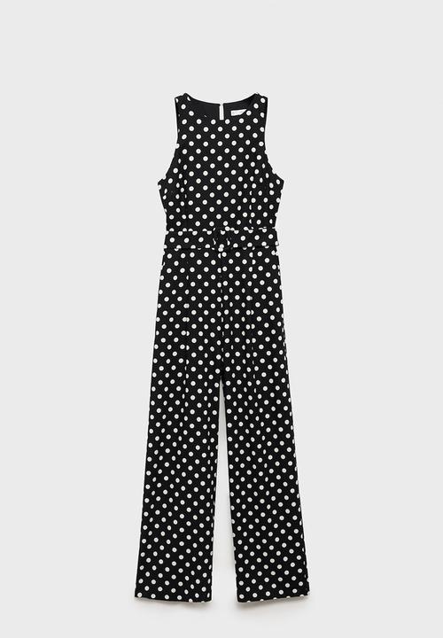 MANGO - Jumpsuit romeo -  black