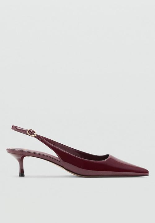 MANGO - Mona heel - dark red