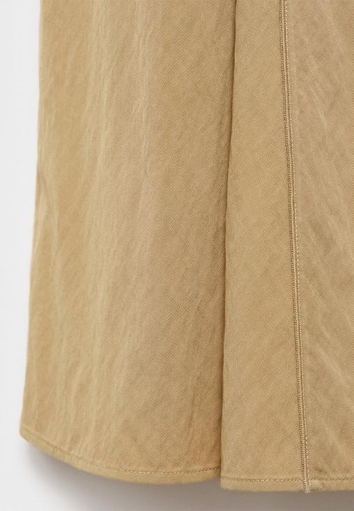 MANGO - Dress sprung - beige