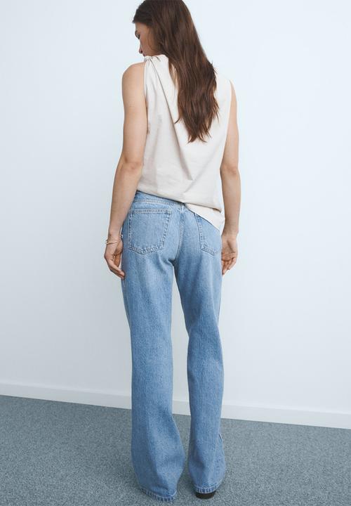 MANGO - Jeans charlot - open-blue