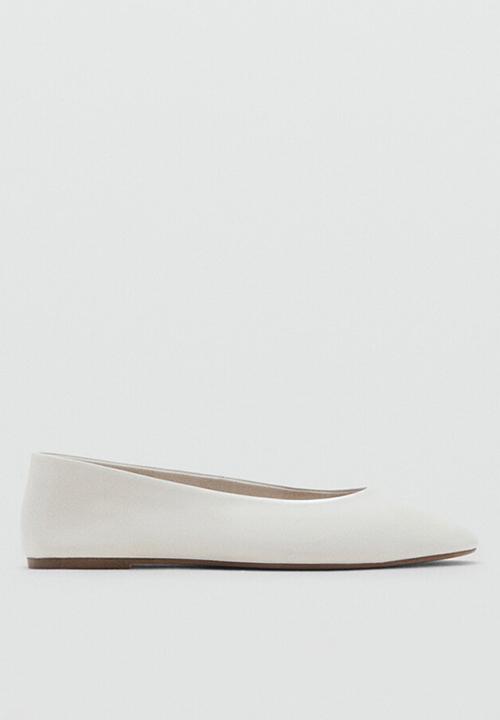 MANGO - Dada suede pump - light beige