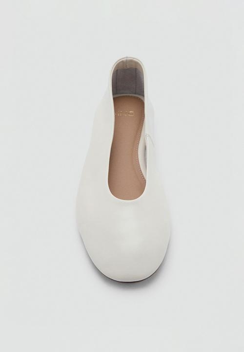 MANGO - Dada suede pump - light beige