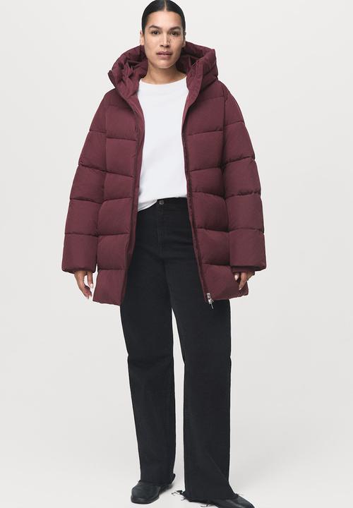 MANGO - Anorak tokyo - dark red