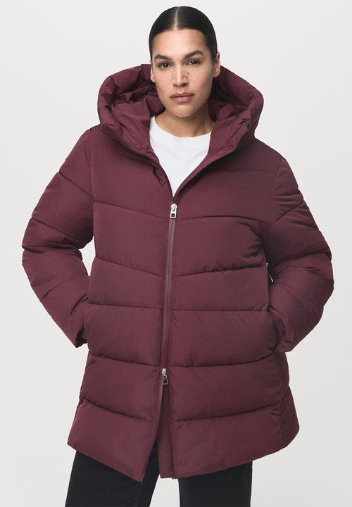 MANGO - Anorak tokyo - dark red