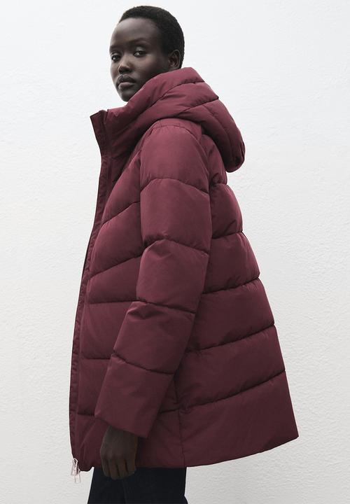 MANGO - Anorak tokyo - dark red