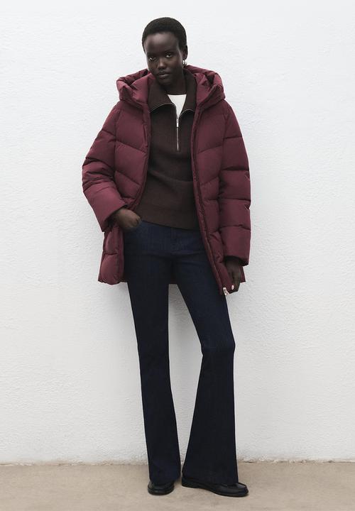 MANGO - Anorak tokyo - dark red