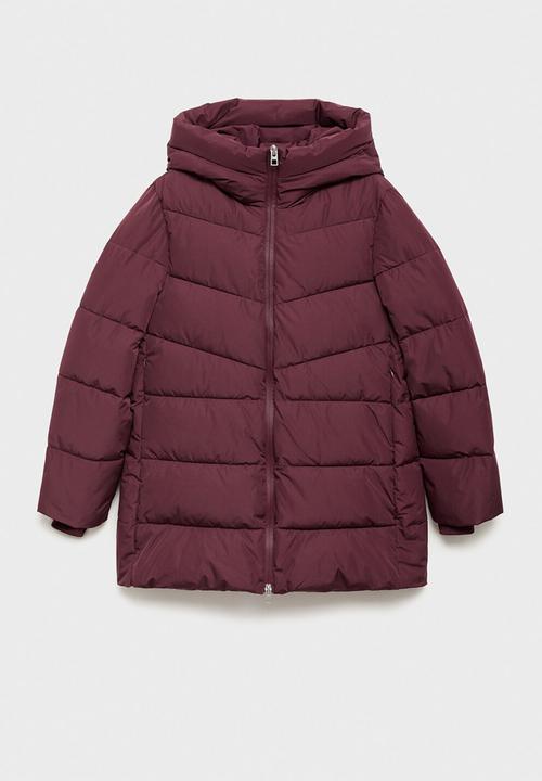 MANGO - Anorak tokyo - dark red