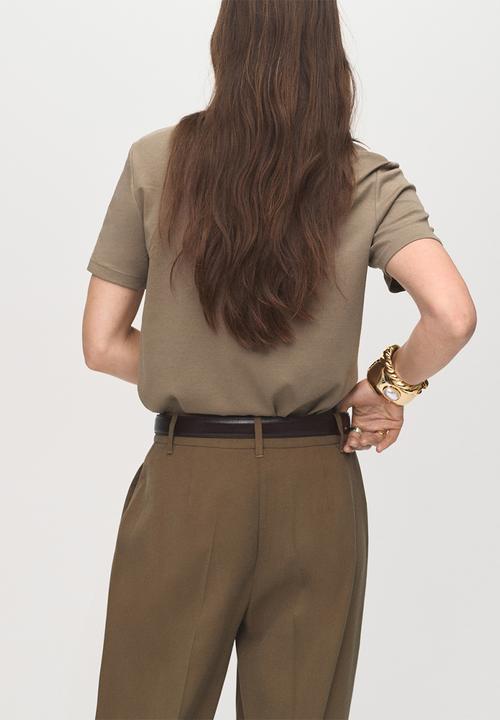 MANGO - Shirt rita -  light brown