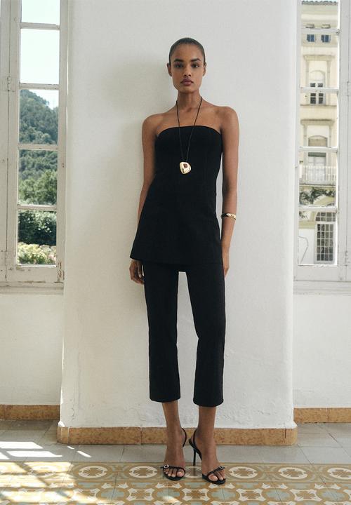MANGO - Top cucu - black