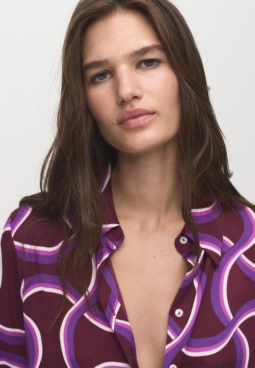 MANGO - Shirt ideale -  mid-purple