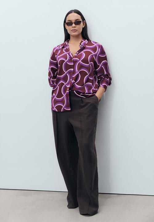 MANGO - Shirt ideale -  mid-purple