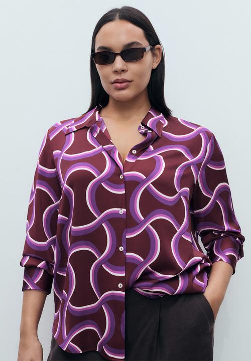 MANGO - Shirt ideale -  mid-purple