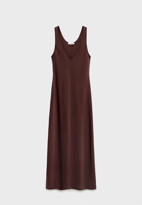 MANGO - Dress luisa2 -  brown