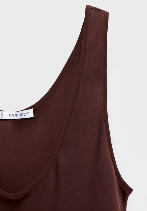 MANGO - Dress luisa2 -  brown