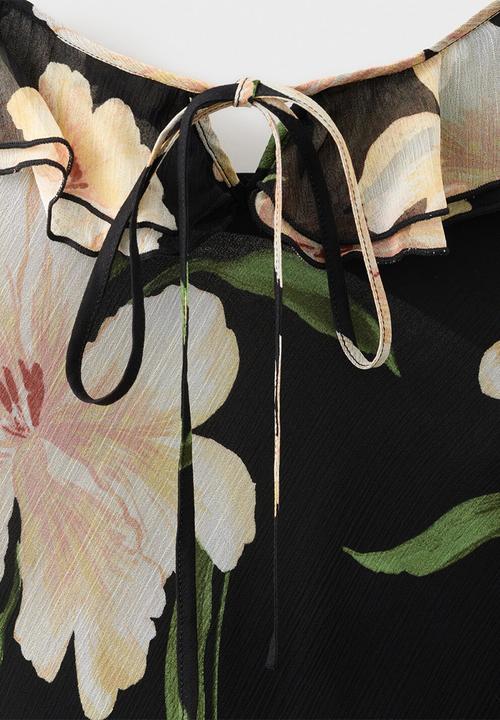 MANGO - Dress salty  - black