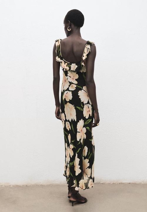 MANGO - Dress salty  - black