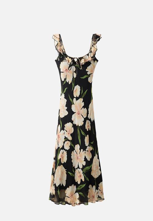 MANGO - Dress salty  - black