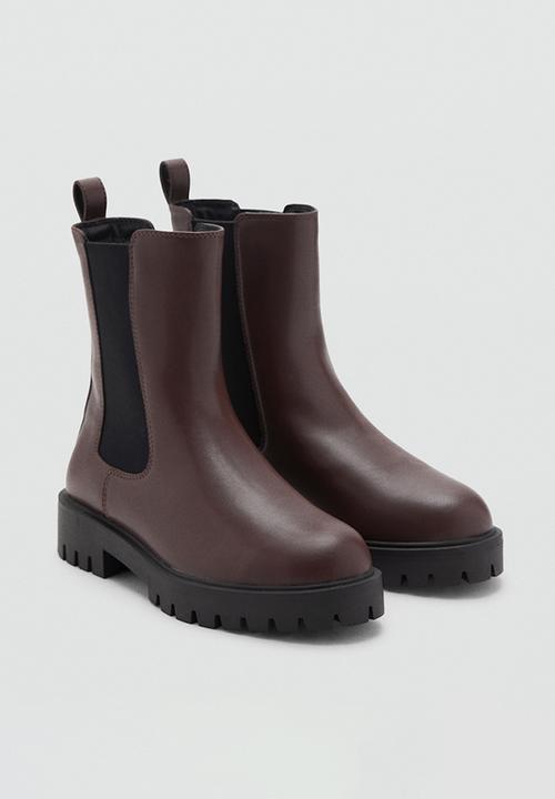 MANGO - Celera ankle boot - dark brown