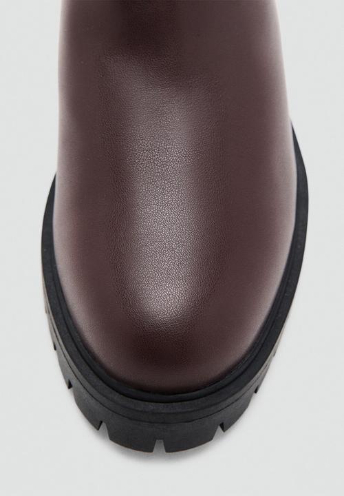 MANGO - Celera ankle boot - dark brown