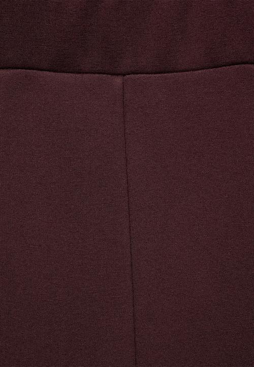 MANGO - Trousers florida  -  dark red